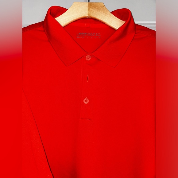 ORANGE Nike golf polo - Picture 2 of 4